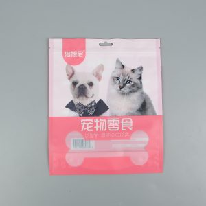寵物零食袋+啞光塑料復合+自立拉鏈